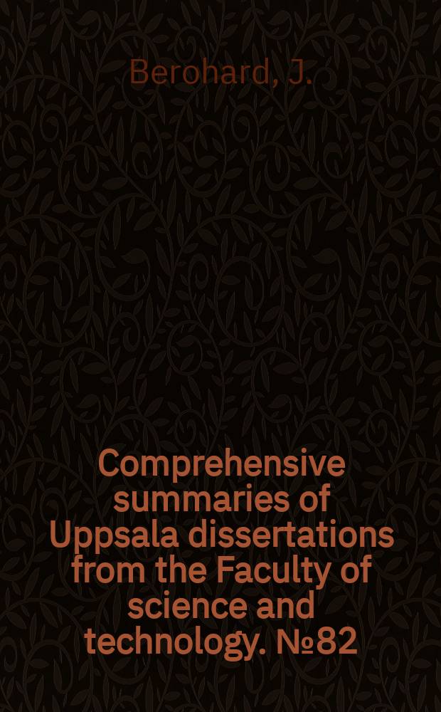 Comprehensive summaries of Uppsala dissertations from the Faculty of science and technology. №82 : Magnetic ordering in cubic and hexagonal FeGe