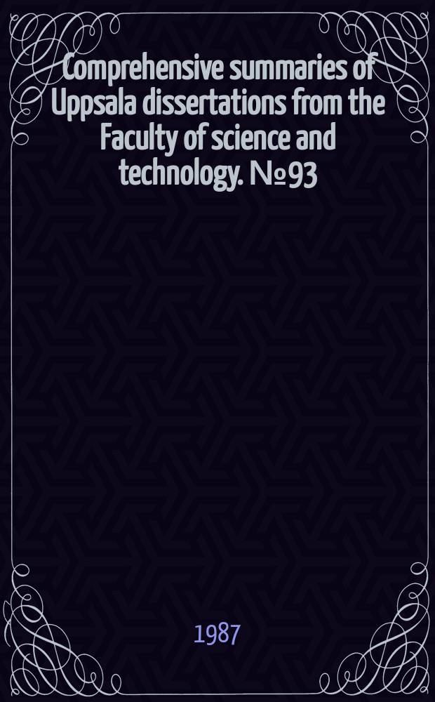 Comprehensive summaries of Uppsala dissertations from the Faculty of science and technology. №93 : The genes for staphylococcal protein