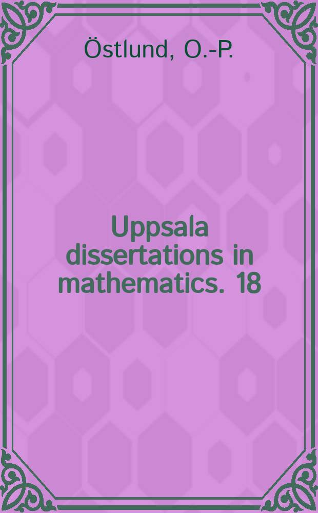 Uppsala dissertations in mathematics. 18 : Invariants of knot diagrams