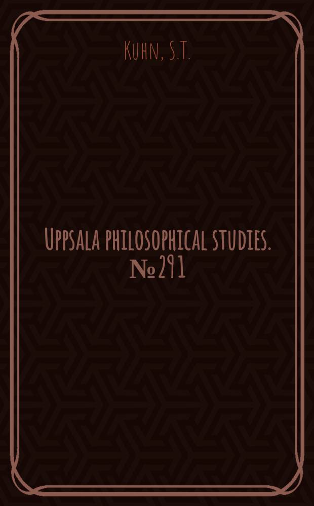 Uppsala philosophical studies. №29[1] : Many- sorted modal logics