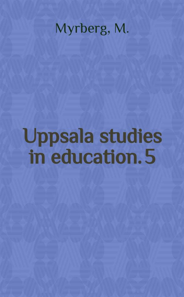 Uppsala studies in education. 5 : Towards an ergonomic theory of text design ...