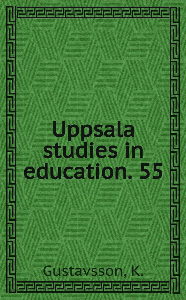 Uppsala studies in education. 55 : Vad är idrottandets mening?