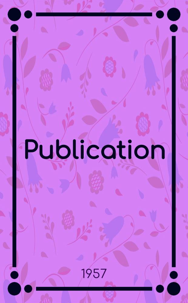 Publication