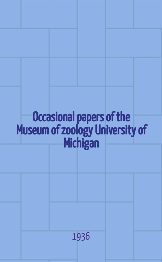 Occasional papers of the Museum of zoology University of Michigan : Studies of fishes of the order Cyprinodontes, xv.