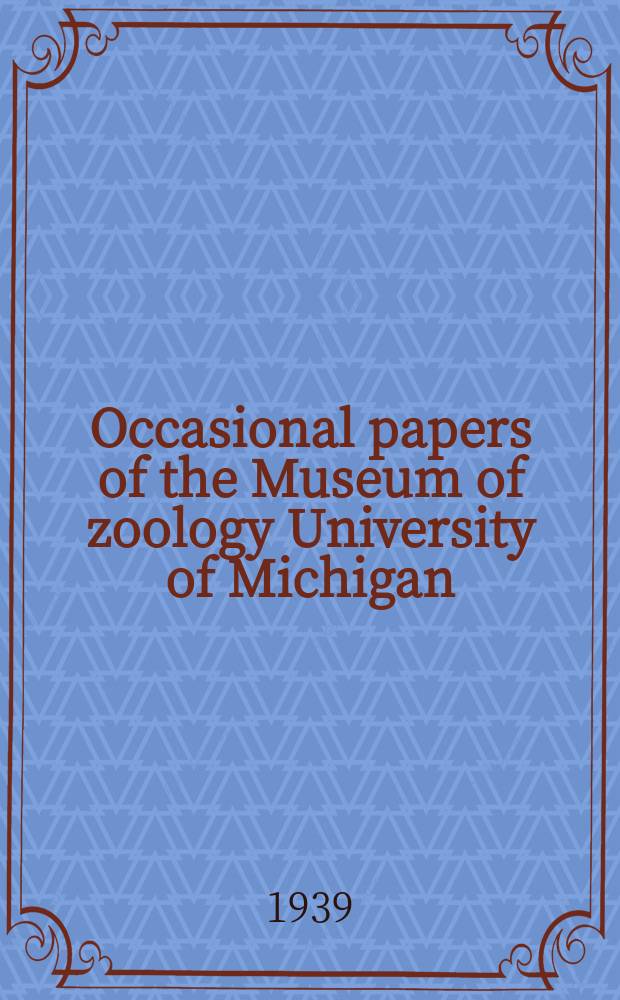 Occasional papers of the Museum of zoology University of Michigan : A new woodrat (Neotoma mexicana) from the lava beds of Southern New Mexico