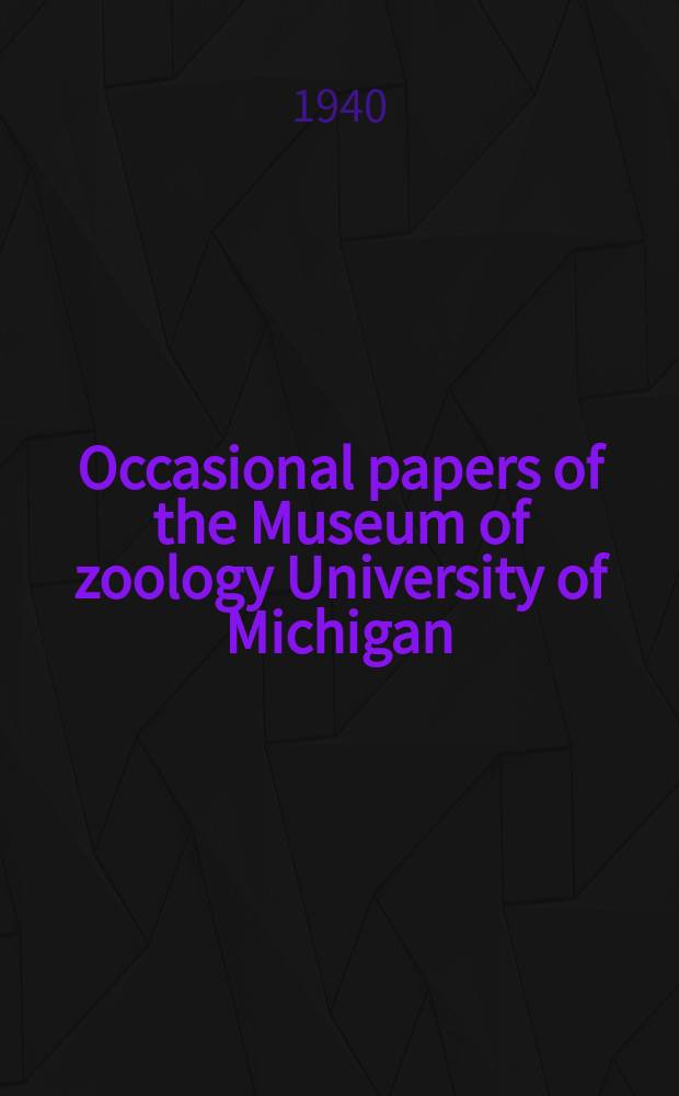 Occasional papers of the Museum of zoology University of Michigan : Lanthus albistylus (Hagen), a new record for Michigan, with ecological notes on the species (Odonata: Gomphinae)