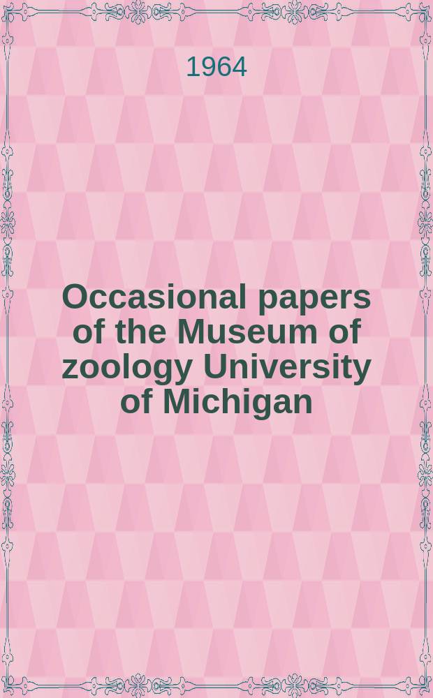 Occasional papers of the Museum of zoology University of Michigan : Chromosomes of the succineid snail Catinella rotundata