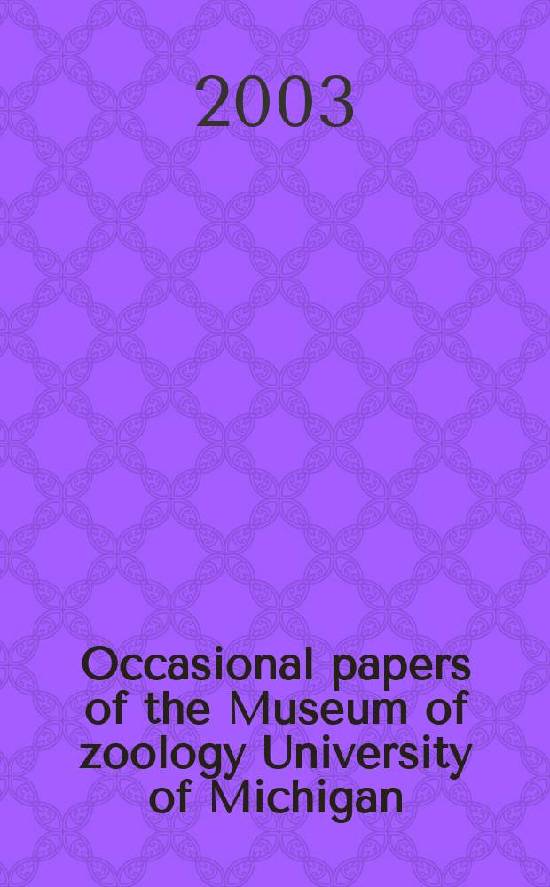 Occasional papers of the Museum of zoology University of Michigan : The arid catfishes (Teleostei...