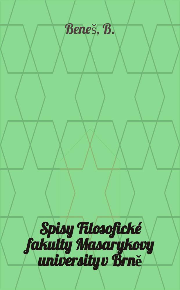 Spisy Filosofické fakulty Masarykovy university v Brně : Světská kramářská píseň