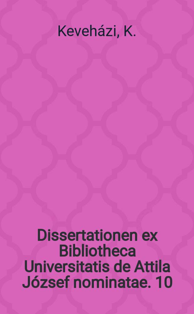 Dissertationen ex Bibliotheca Universitatis de Attila József nominatae. 10 : Melanchthon és a Wittenbergben tanult