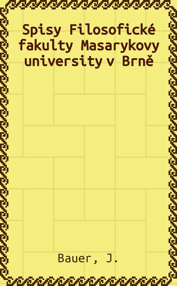 Spisy Filosofické fakulty Masarykovy university v Brně : Syntactica slavica