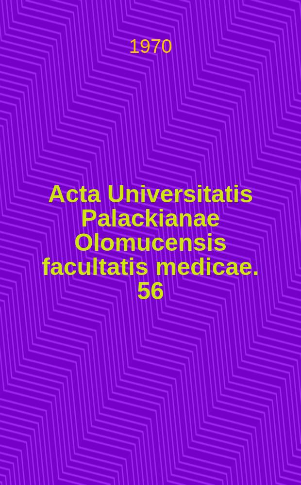 Acta Universitatis Palackianae Olomucensis facultatis medicae. 56 : The Clinical and experimental study of states following pneumonectomy carried out in young and adult age