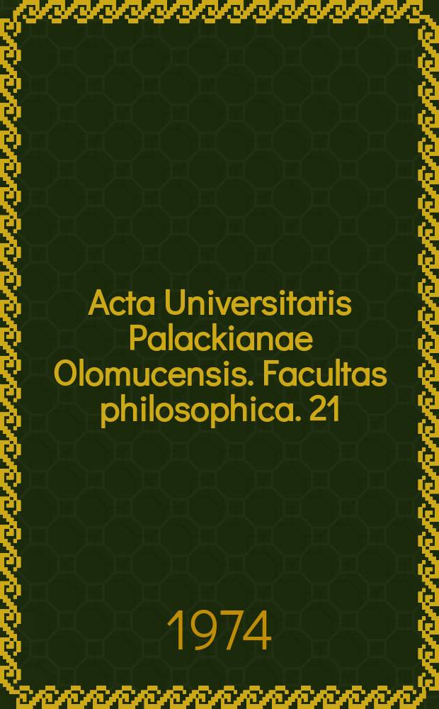 Acta Universitatis Palackianae Olomucensis. Facultas philosophica. 21 : O divadle na Moravě