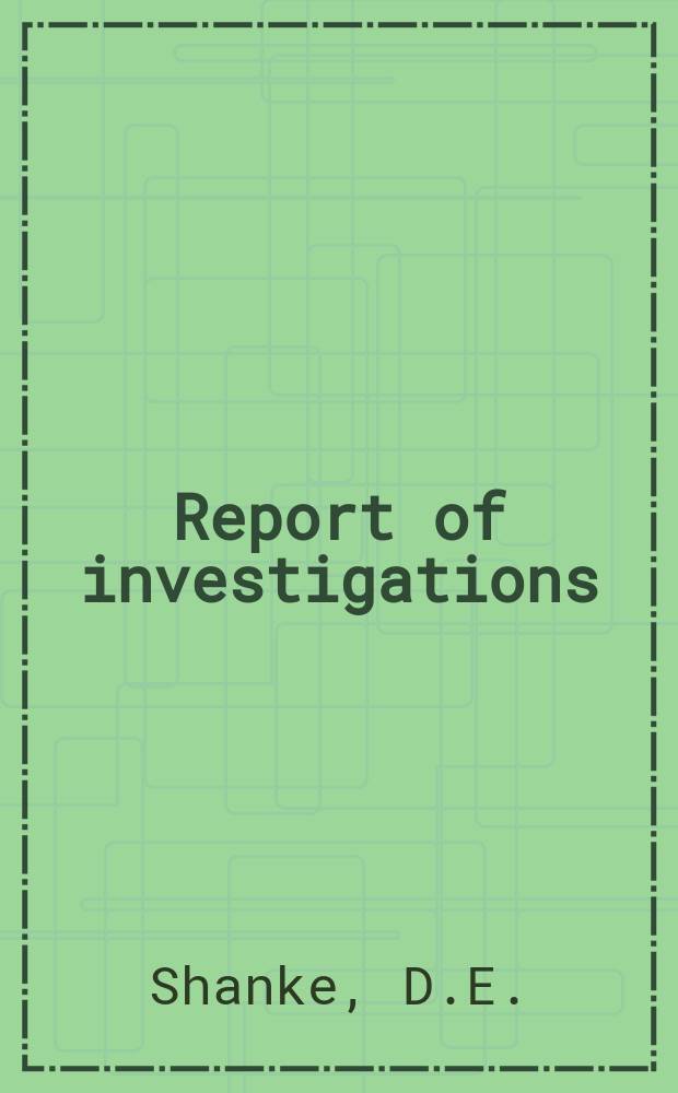 Report of investigations : Hydrogen chloride sparging ...