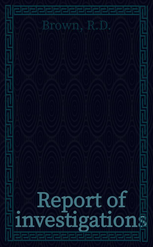 Report of investigations : Separation of cast and wrought aluminum ...