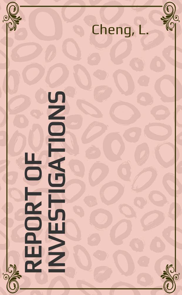 Report of investigations : Reduction in frictional ignition due to conical ...