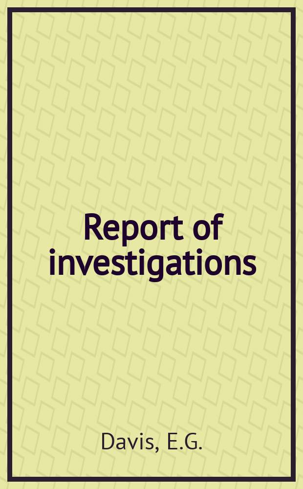 Report of investigations : Potential for recovery of rutile ...