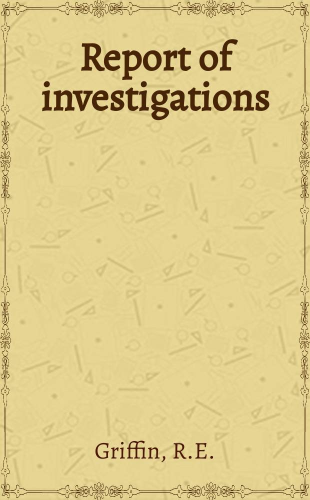 Report of investigations : Anticollision systems for large mine-haulage ...