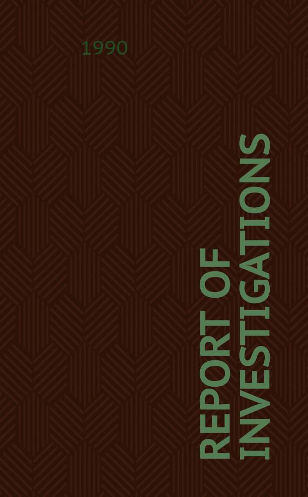 Report of investigations : Impact of using auxiliary fans on coal mine ventilation efficiency and cost
