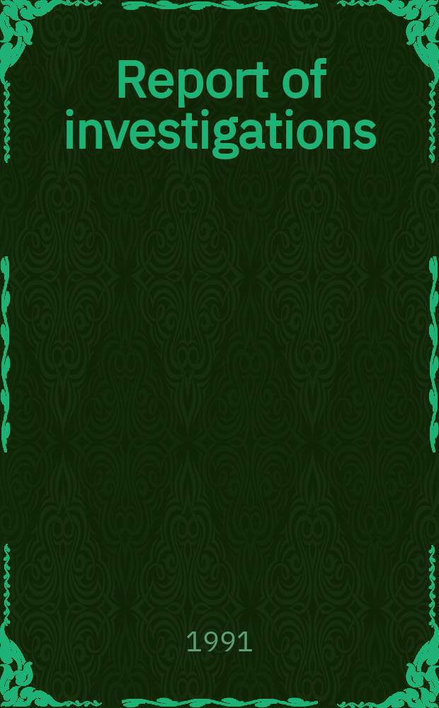 Report of investigations : Genetic algorithm applied to least ...