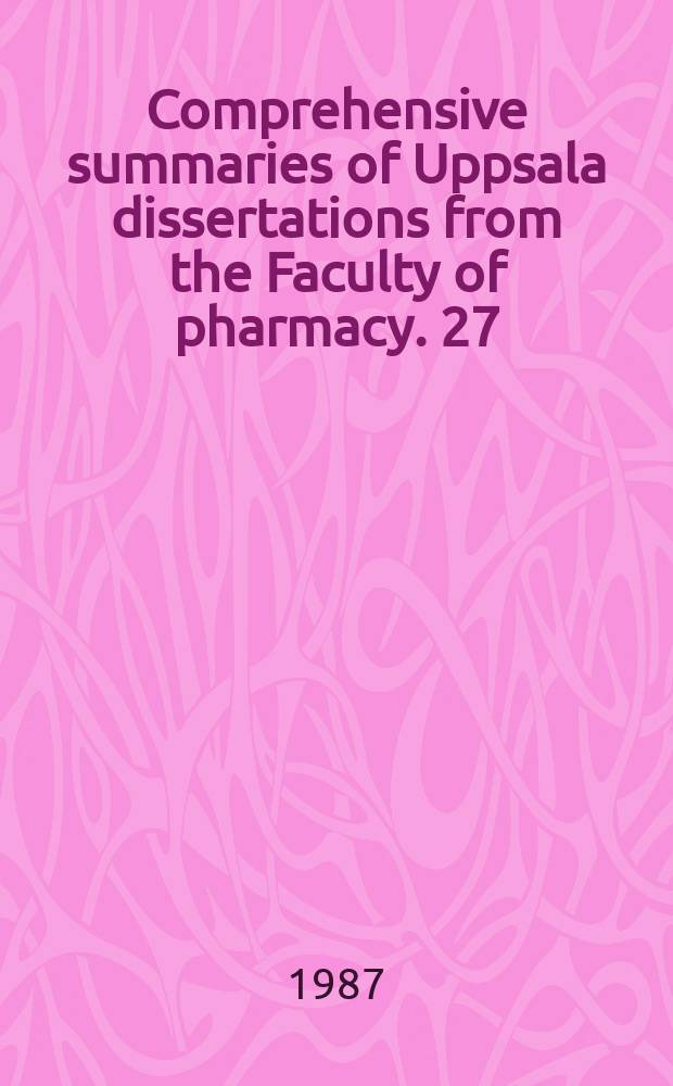 Comprehensive summaries of Uppsala dissertations from the Faculty of pharmacy. 27 : Distribution of halothane, some organic ...