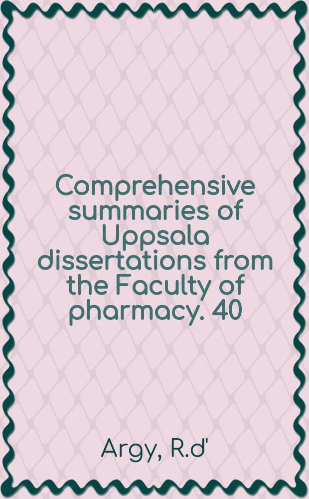 Comprehensive summaries of Uppsala dissertations from the Faculty of pharmacy. 40 : Short- lived radionuclides and image analysis in Whole- body ...