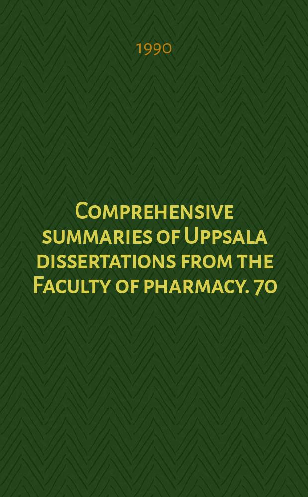 Comprehensive summaries of Uppsala dissertations from the Faculty of pharmacy. 70 : Pharmacognostic studies on scented ...