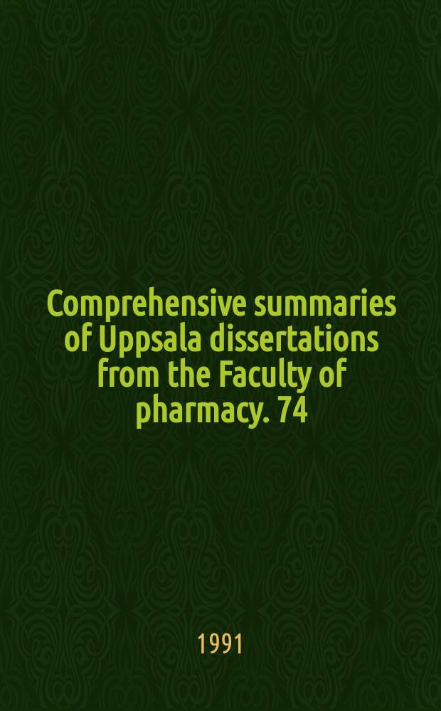 Comprehensive summaries of Uppsala dissertations from the Faculty of pharmacy. 74 : Tartaric acid derivatives as chiral selectors ...