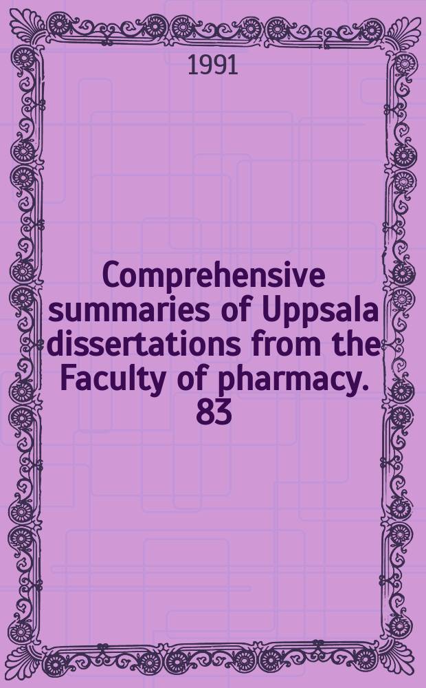 Comprehensive summaries of Uppsala dissertations from the Faculty of pharmacy. 83 : Direct separation of enantiomers ...