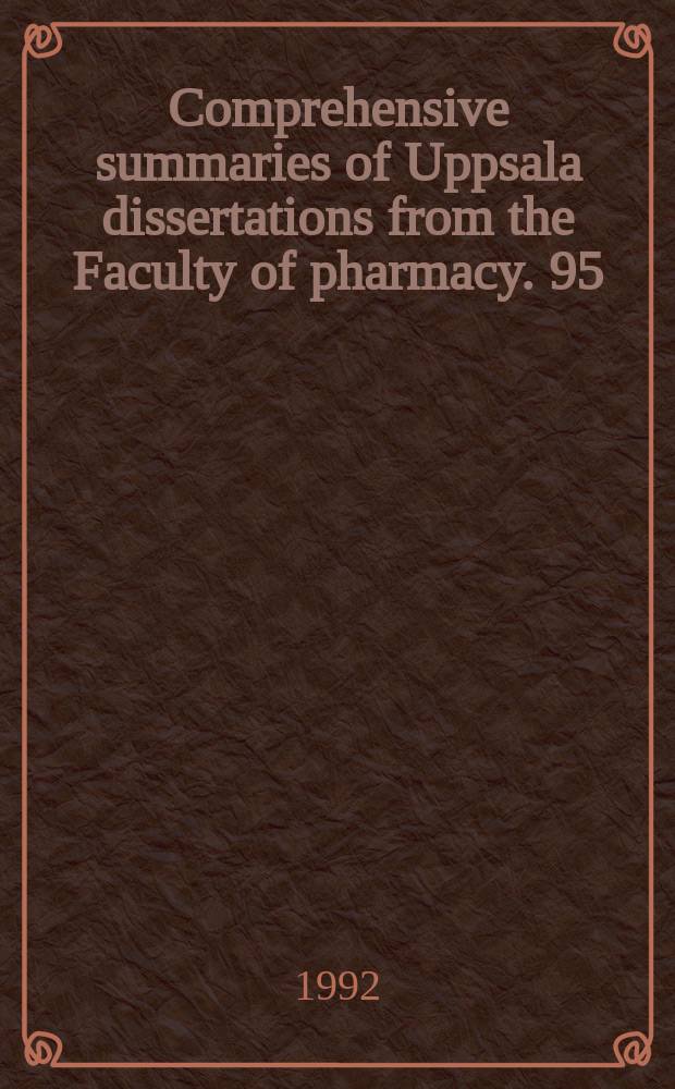 Comprehensive summaries of Uppsala dissertations from the Faculty of pharmacy. 95 : Studies on relationships between physical granule ...