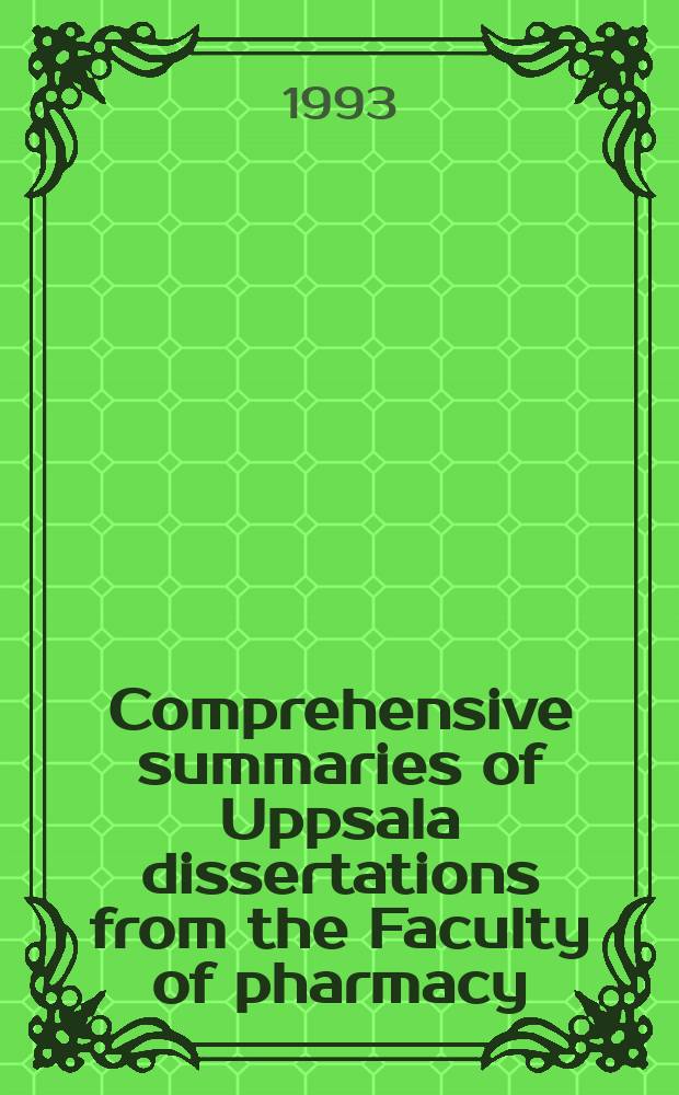 Comprehensive summaries of Uppsala dissertations from the Faculty of pharmacy : The hemorphins