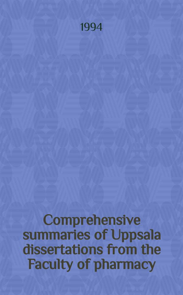 Comprehensive summaries of Uppsala dissertations from the Faculty of pharmacy : Effect of milling and spray drying on water