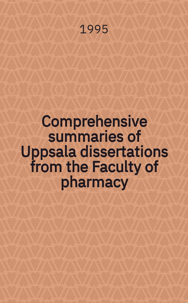 Comprehensive summaries of Uppsala dissertations from the Faculty of pharmacy : Positron emission tomography and liquid