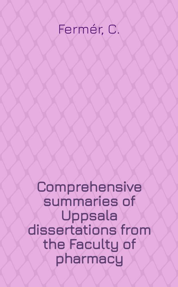 Comprehensive summaries of Uppsala dissertations from the Faculty of pharmacy : Horizontal transmission and mutational adaptation ...