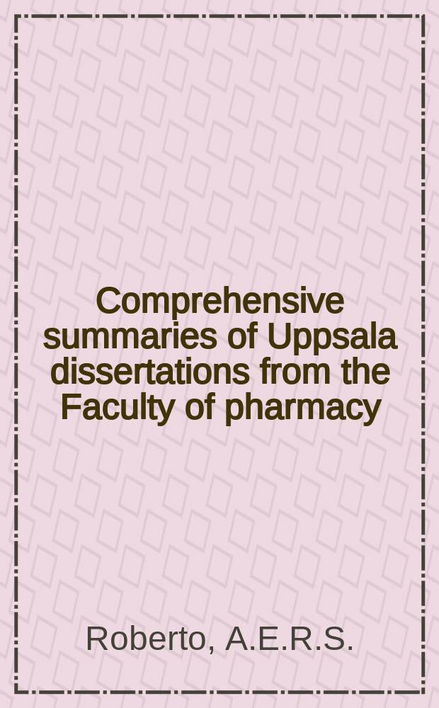 Comprehensive summaries of Uppsala dissertations from the Faculty of pharmacy : Interaction between chemicals and melanin