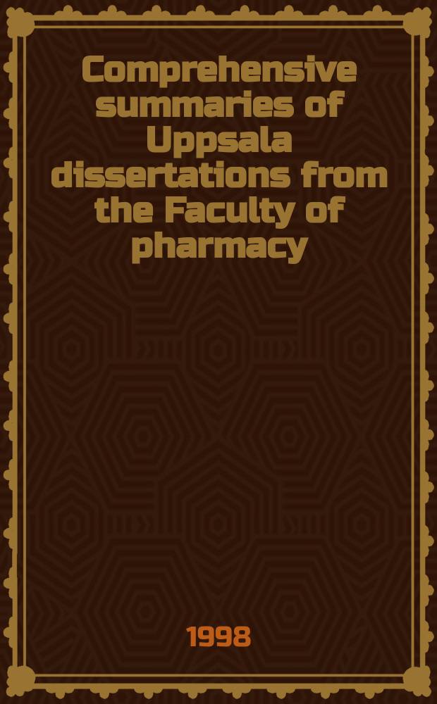 Comprehensive summaries of Uppsala dissertations from the Faculty of pharmacy : Chiral packed capillary chromatography using
