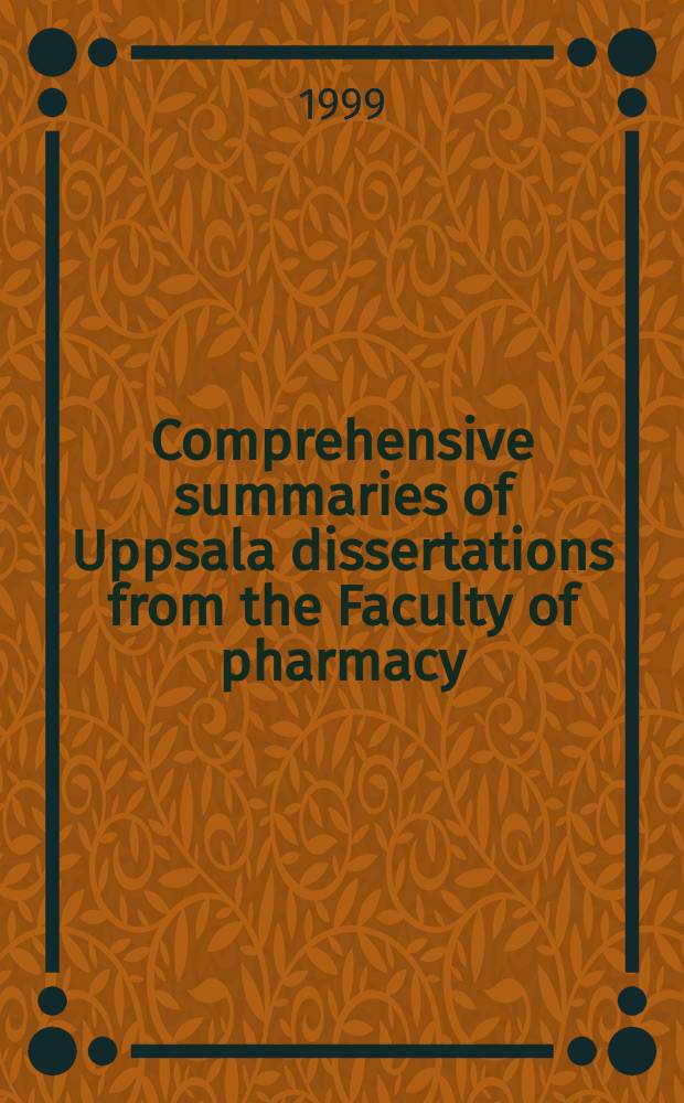 Comprehensive summaries of Uppsala dissertations from the Faculty of pharmacy : The effects of solid state