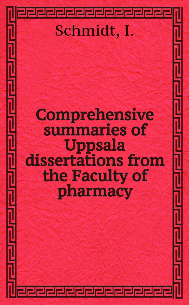 Comprehensive summaries of Uppsala dissertations from the Faculty of pharmacy : Communication and teamwork