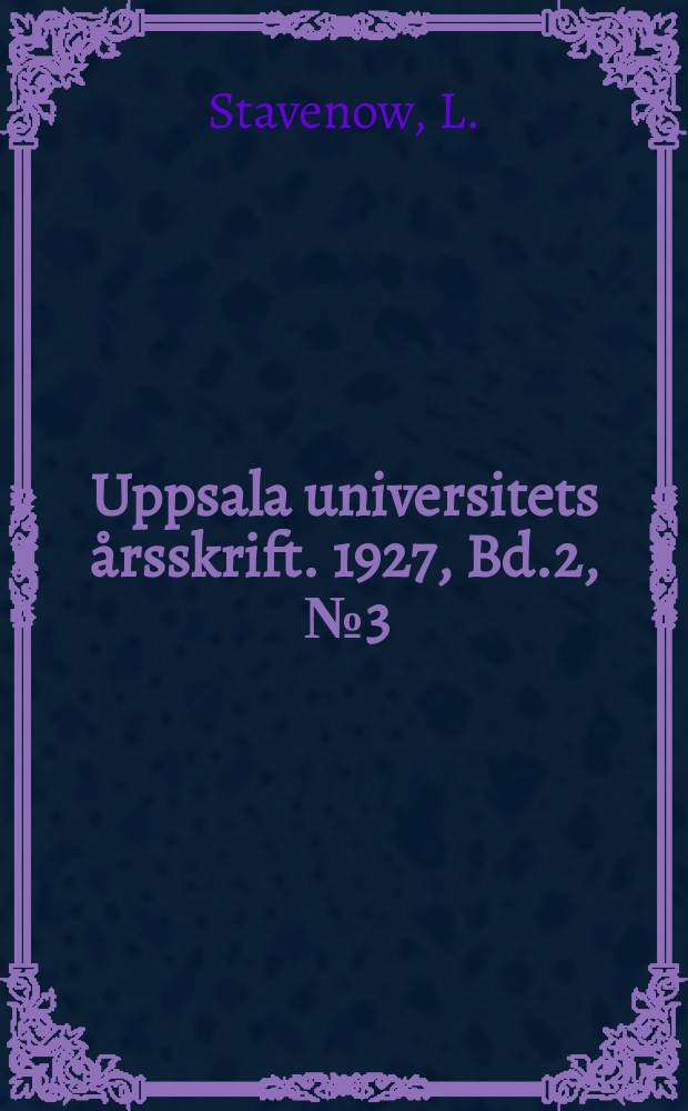Uppsala universitets årsskrift. 1927, Bd.2, [№3] : Ur konung Gustav III:s och statssekreteraren friherr Erik Buuths brevväxling