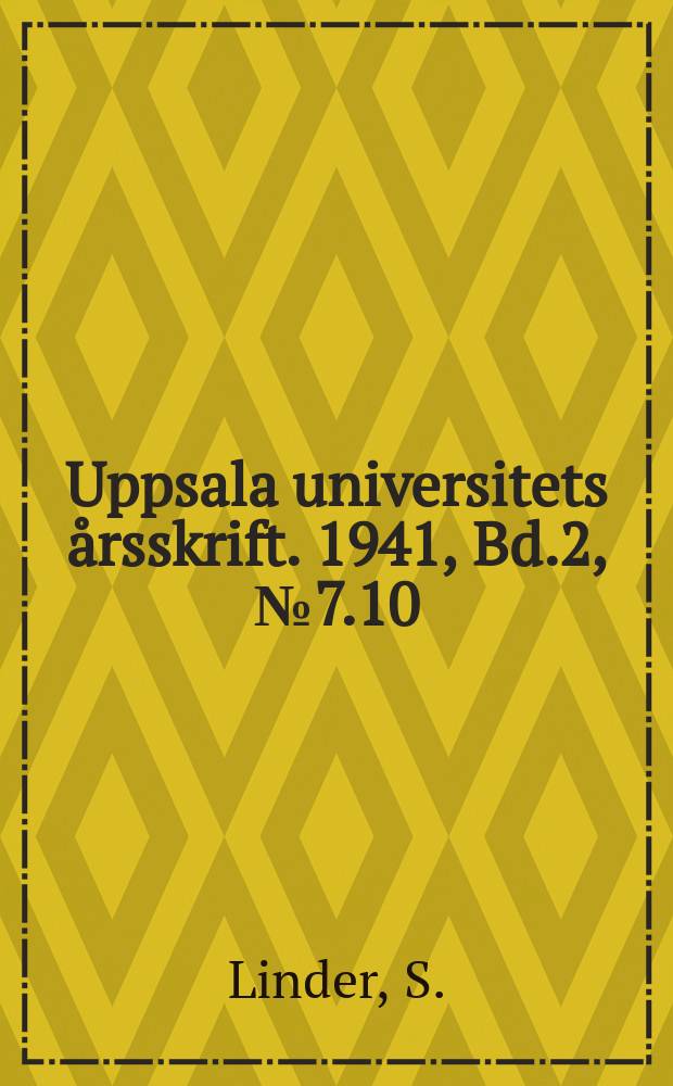 Uppsala universitets årsskrift. 1941, Bd.2, №7.10 : Kring språkdräkten i Gustav Vasas Bibel