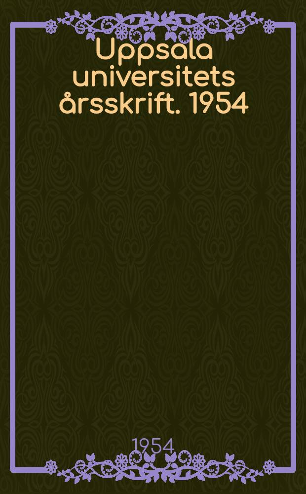 Uppsala universitets årsskrift. 1954:6 : Om semesterlön och provision
