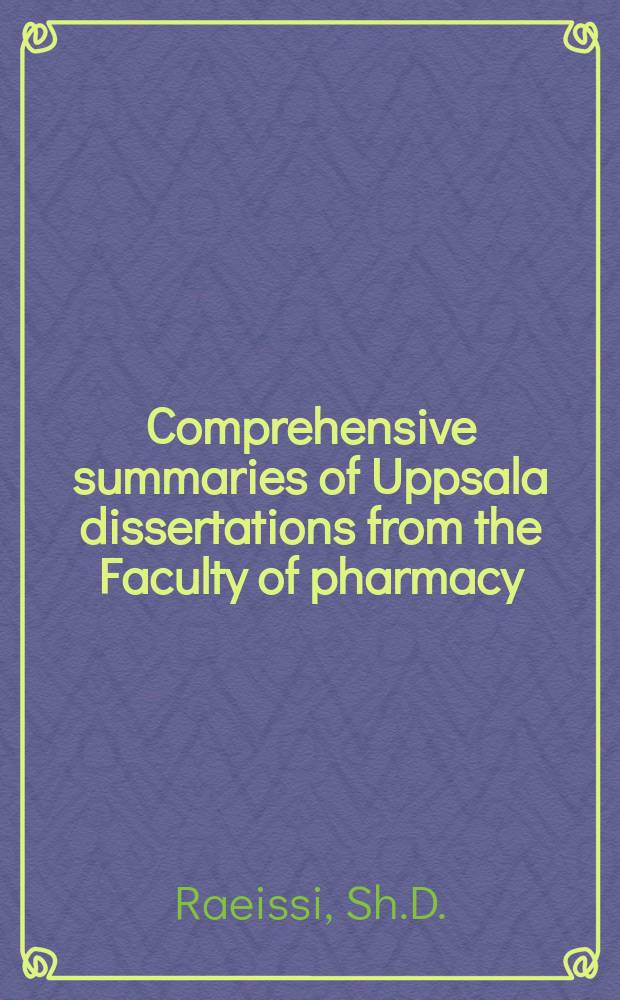Comprehensive summaries of Uppsala dissertations from the Faculty of pharmacy : Drug transport and metabolism in in vitro models ...