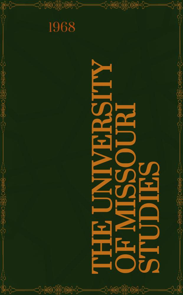 The University of Missouri studies : A quarterly of research. Vol.49 : Gérard de Nerval