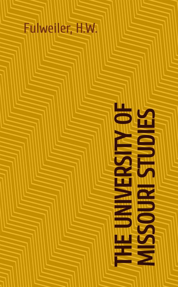 The University of Missouri studies : A quarterly of research. 58 : Letters from the darkling plan