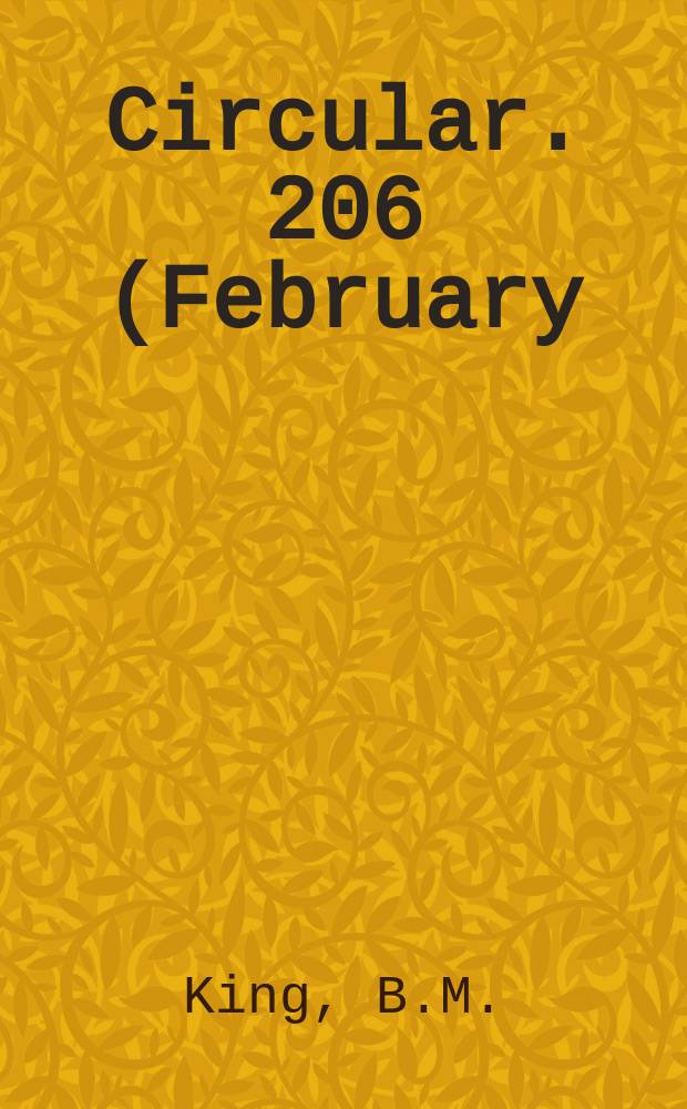 Circular. 206(February) : Good varieties of cotton for Missouri