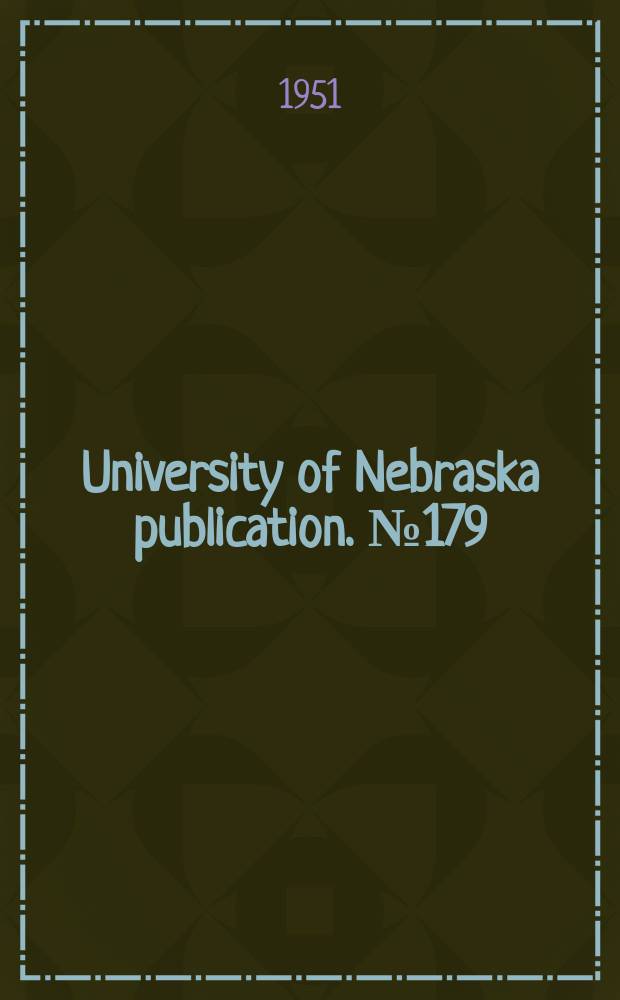 University of Nebraska publication. № 179 : Photography for the community newspaper