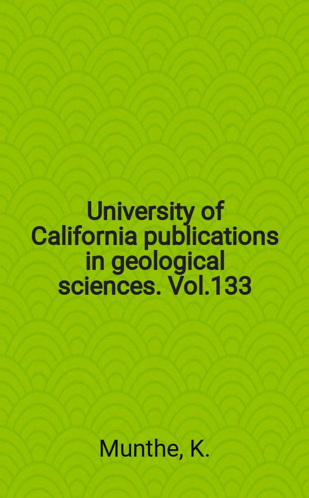 University of California publications in geological sciences. Vol.133 : The skeleton of the Borophaginae...