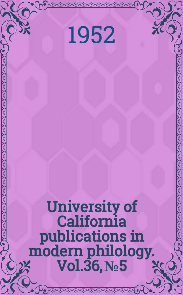 University of California publications in modern philology. Vol.36, №5 : On education John Locke, Christian Wolff and the Moral Weeklies