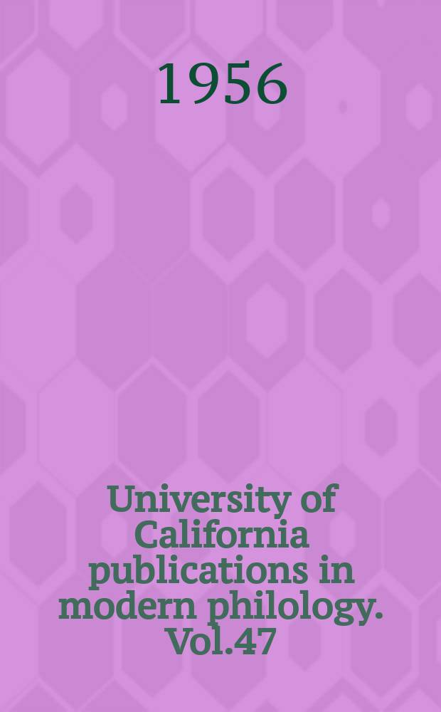 University of California publications in modern philology. Vol.47 : Jean - Pierre de Crousaz (1663-1750) et le conflit des idées au siéole des lumières