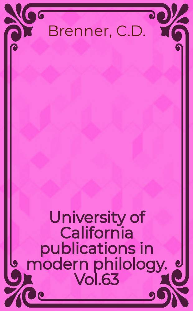 University of California publications in modern philology. Vol.63 : The Théâtre italien , Its repertory, 1716-1793